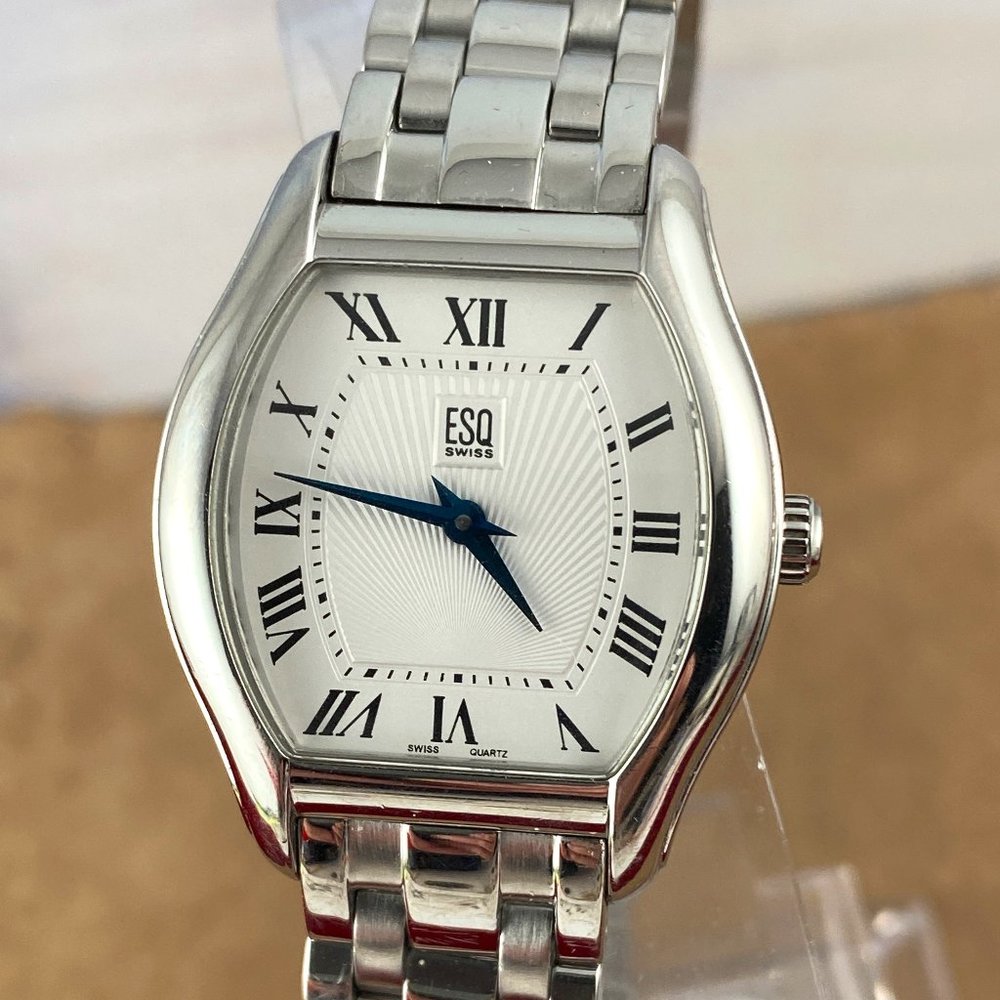 SoldVintage Ladies Movado ESQ Stainless Steel Watch